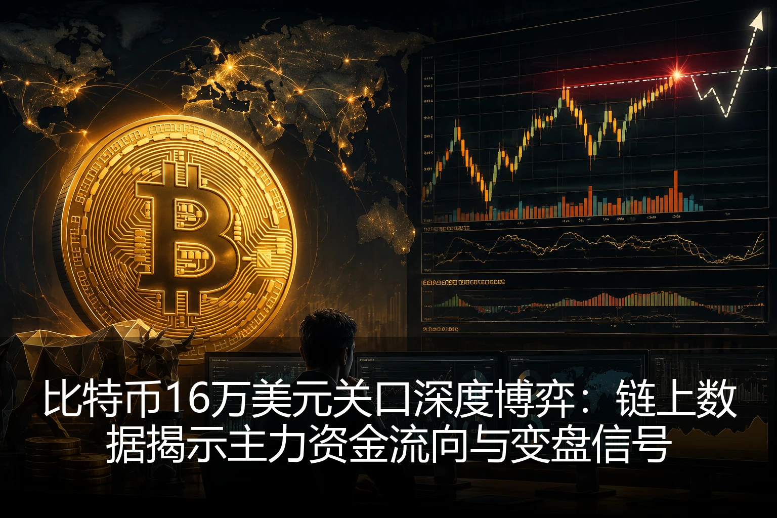 比特币16万美元关口深度博弈：链上数据揭示主力资金流向与变盘信号